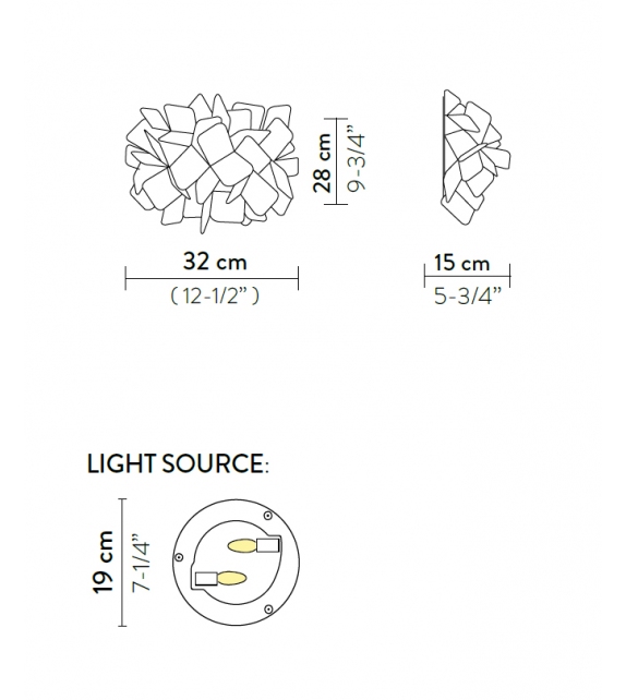 Clizia Slamp Wandleuchte