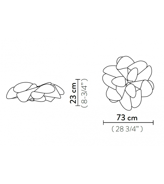 La Belle Étoile Slamp Plafonnier-Applique