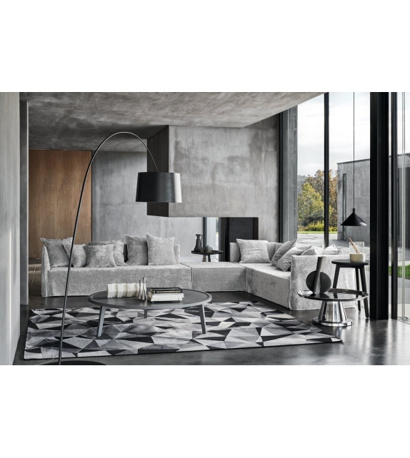 Gray Table Basse Ronde Gervasoni