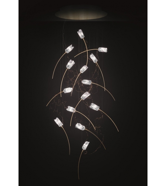 Tulip Round Slamp Lampada a Sospensione