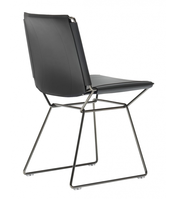 Listo para entregar - Neil Leather Chair MDF Italia Silla