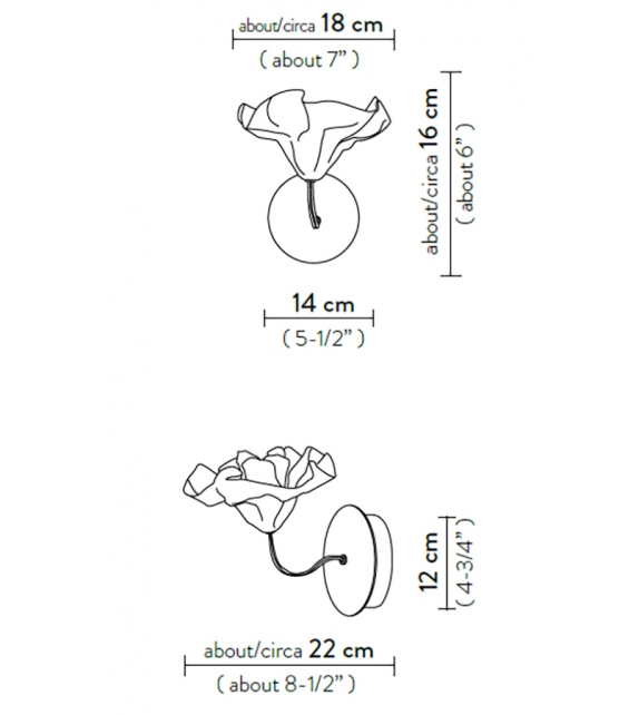Aria Slamp Wall Lamp