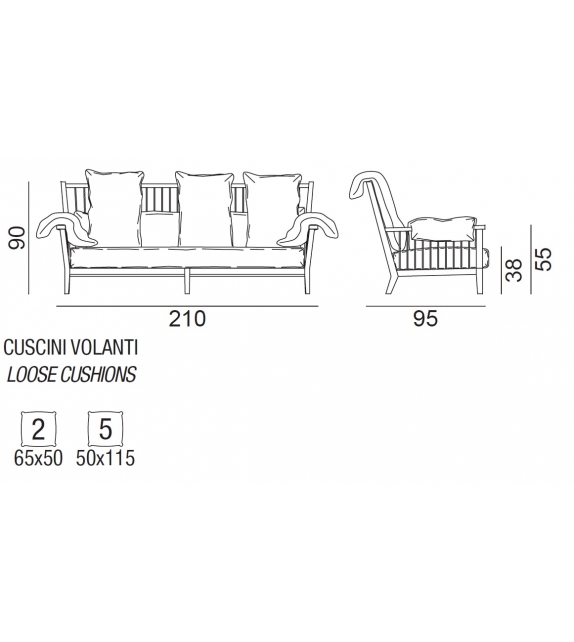 Gervasoni Gray 03 Sofa