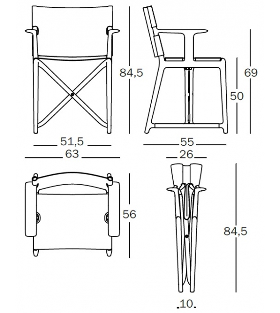 Stanley Magis Silla Plegable