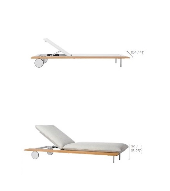 Senja Tribù Sunlounger