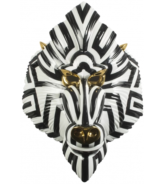 Maschera Mandrillo Lladró Sculpture
