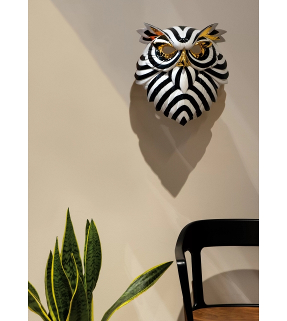Maschera Gufo Lladró Scultura