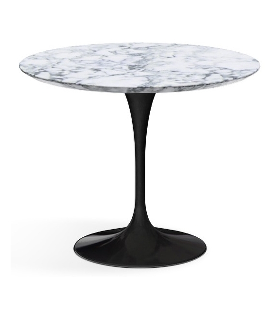 Saarinen Mesita Baja Redonda De Mármol Knoll