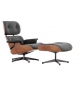 Listo para entregar - Vitra Lounge Chair & Ottoman Cherry Version