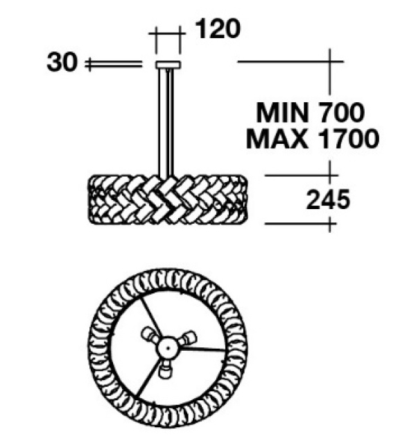 Prêt pour l'expédition - Ring Pallucco Suspension