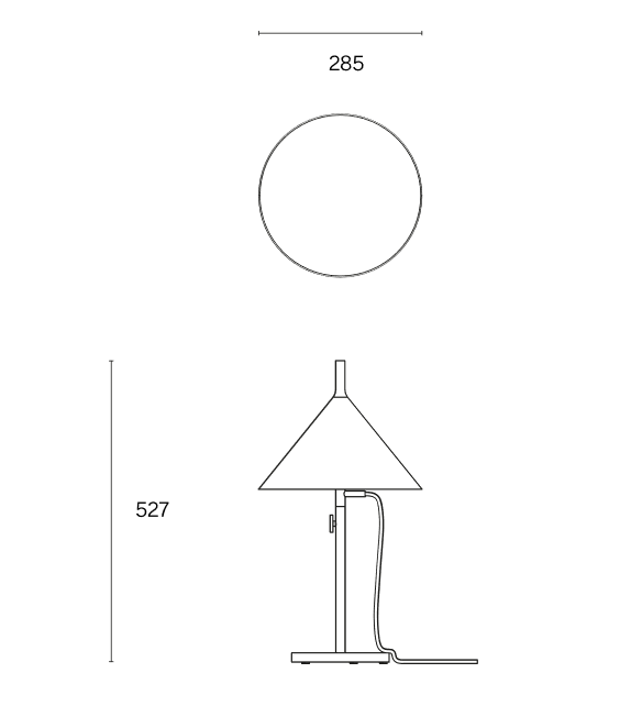 Nendo w132t Wastberg Lampe de Table