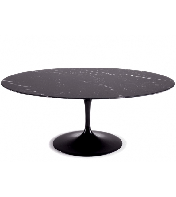 Saarinen Table Basse Oval De Marbre Knoll