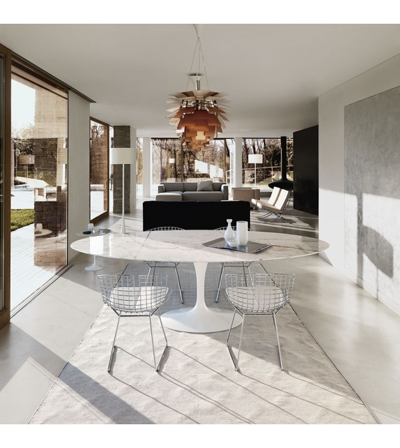 Saarinen Tavolo Ovale In Marmo Knoll