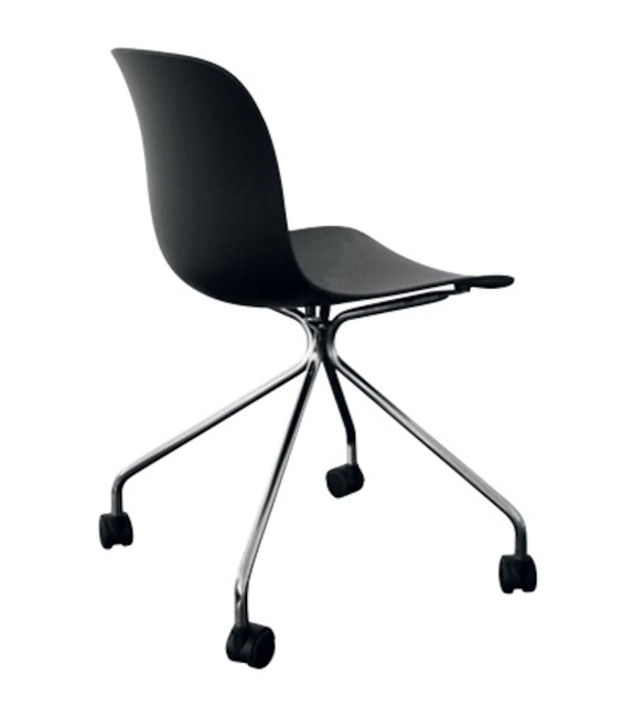 Troy 4 Star Wheels Polypropylene Silla con Ruedas