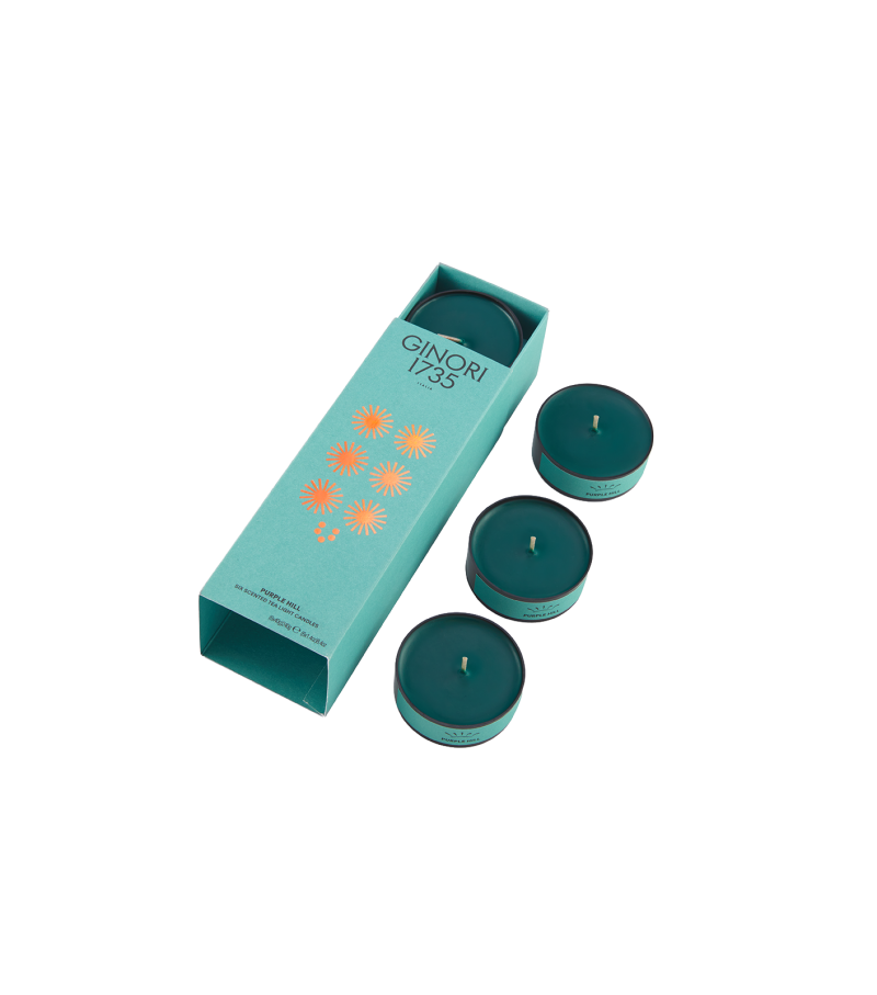 Tea Light Orange Renaissane Refill Ginori 1735 Bougie Parfumée