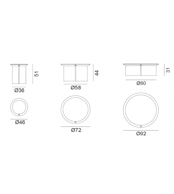Brise Gervasoni Table Basse