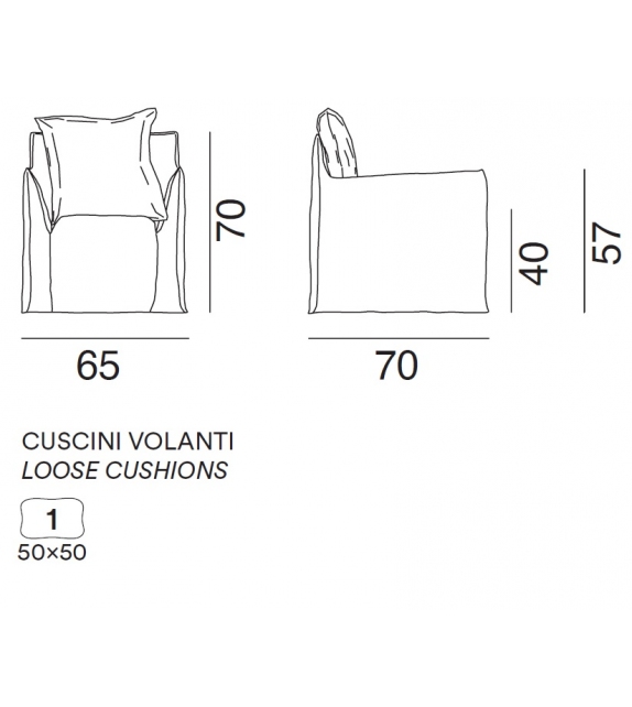 Ghost Out 05 Gervasoni Armchair