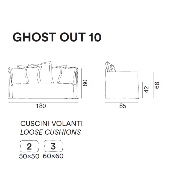 Sofa Ghost Out Gervasoni
