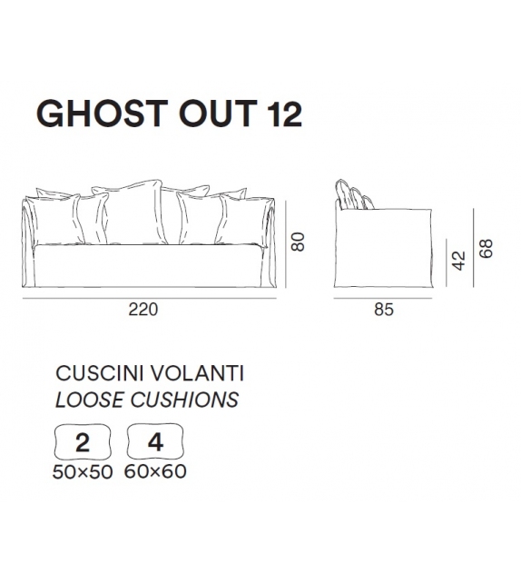 Sofa Ghost Out Gervasoni