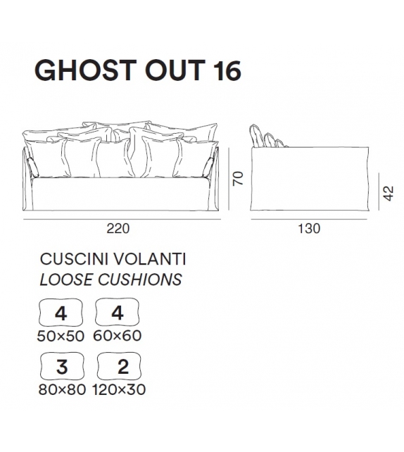 Sofa Ghost Out Gervasoni