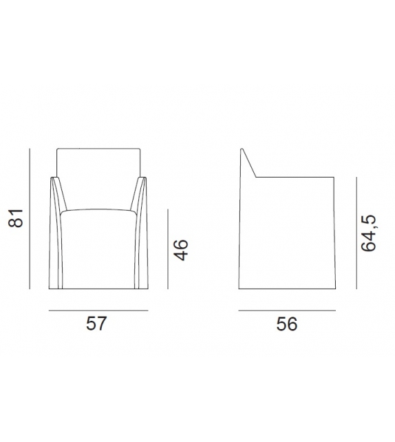 Ghost Out 25 Gervasoni Petit Fauteuil
