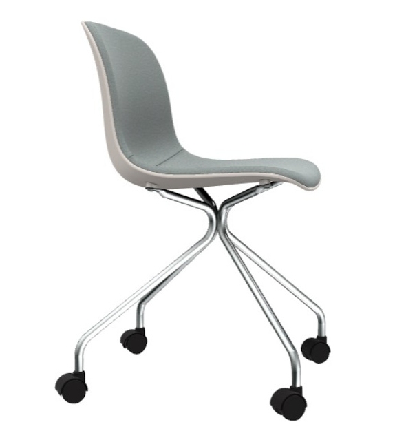 Troy 4 Star Wheels Magis Gepolsterter Stuhl