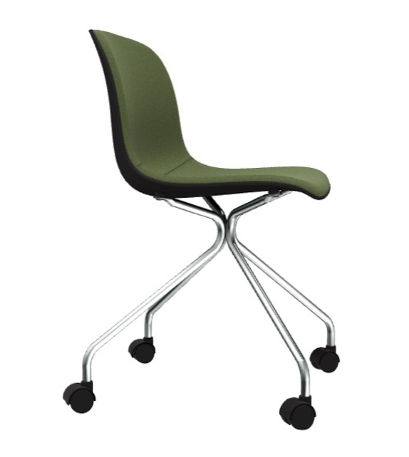 Troy 4 Star Wheels Magis Gepolsterter Stuhl