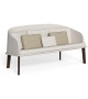 Cleo Teak Love Seat Talenti Sofa