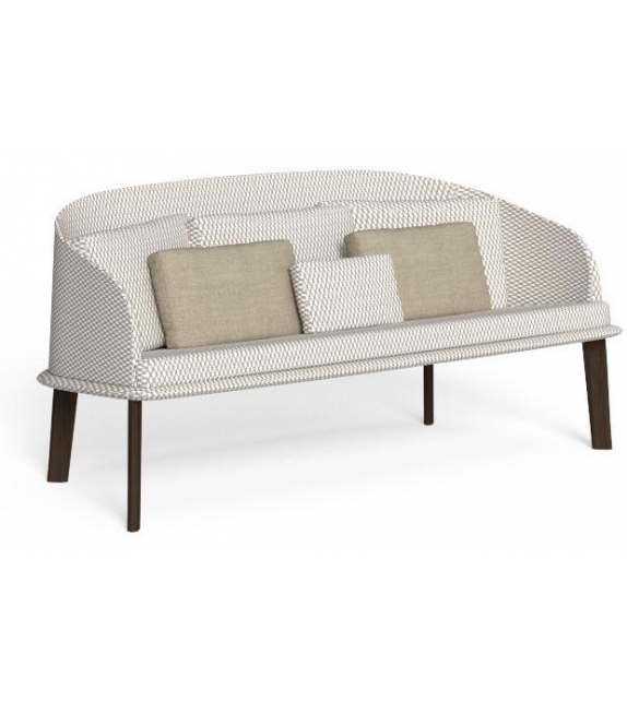Cleo Teak Love Seat Talenti Sofa