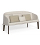 Cleo Teak Love Seat Talenti Sofa
