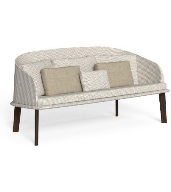 Cleo Teak Love Seat Sofa Talenti