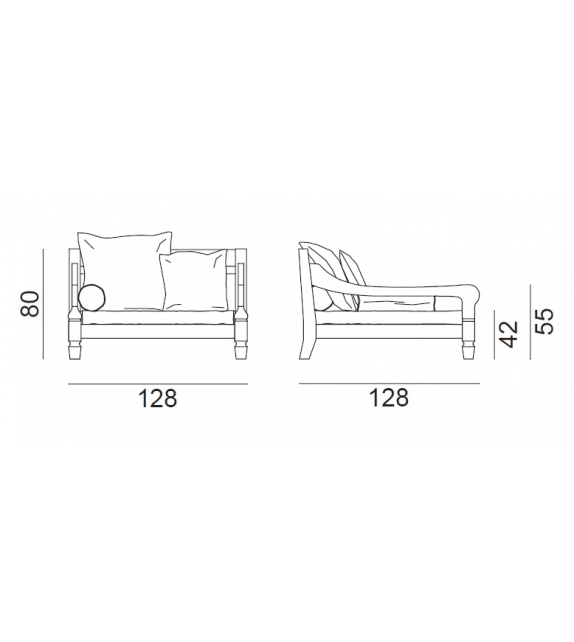 Jeko Loveseat Gervasoni