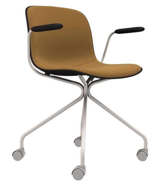 Troy 4 Star Wheels Magis Gepolsterter Stuhl