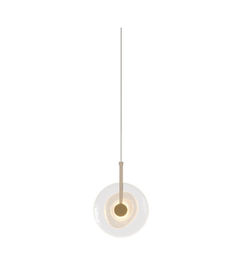 Golden Disc Paolo Castelli Pendant Lamp
