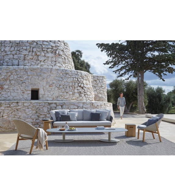 T-Table Tribù Oval Coffee Table