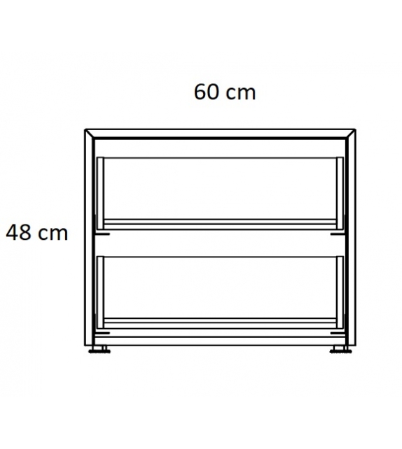 Listo para entregar - Filnox Caccaro Mesita de Noche