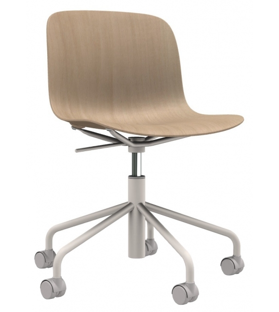 Troy 5 Star Wheels Beech Magis Drehstuhl