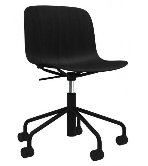 Troy 5 Star Wheels Beech Magis Silla Giratoria