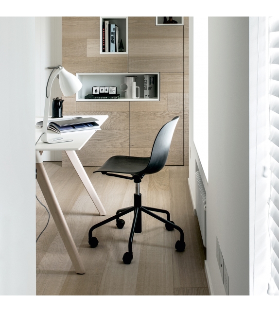 Troy 5 Star Wheels Beech Magis Silla Giratoria