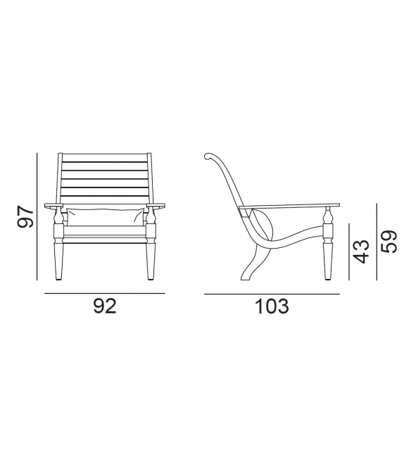 Jeko 26 Gervasoni Fauteuil