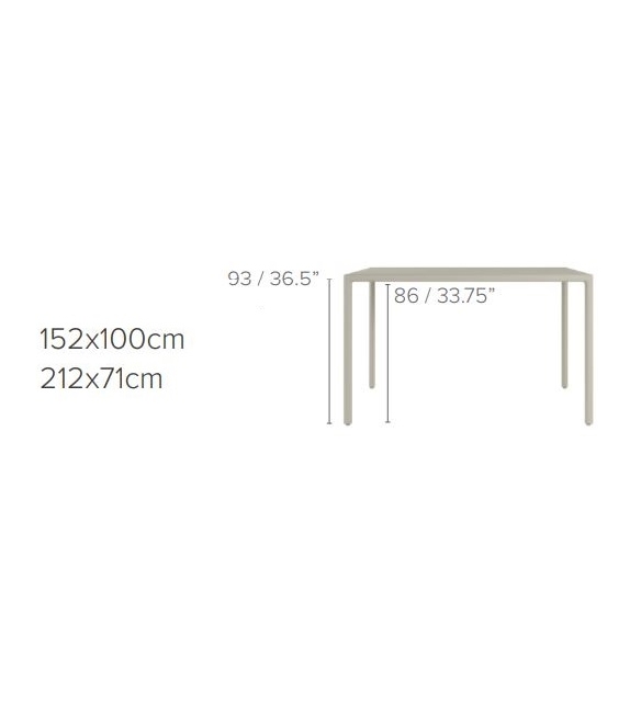 Illum Tribù Tisch Counter Height