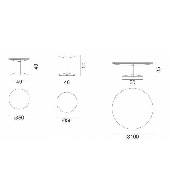 Jeko Gervasoni Table Basse Ronde
