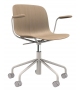 Troy 5 Star Wheels Beech Magis Chaise avec Accoudoirs