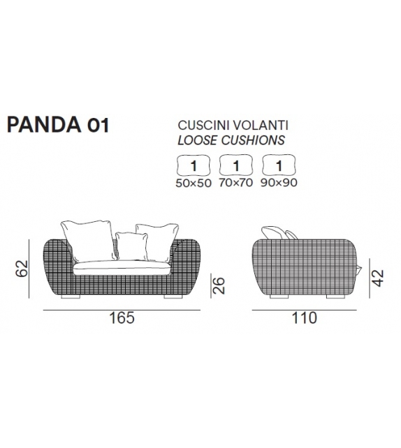 Panda Gervasoni Canapé