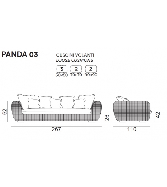 Sofa Panda Gervasoni