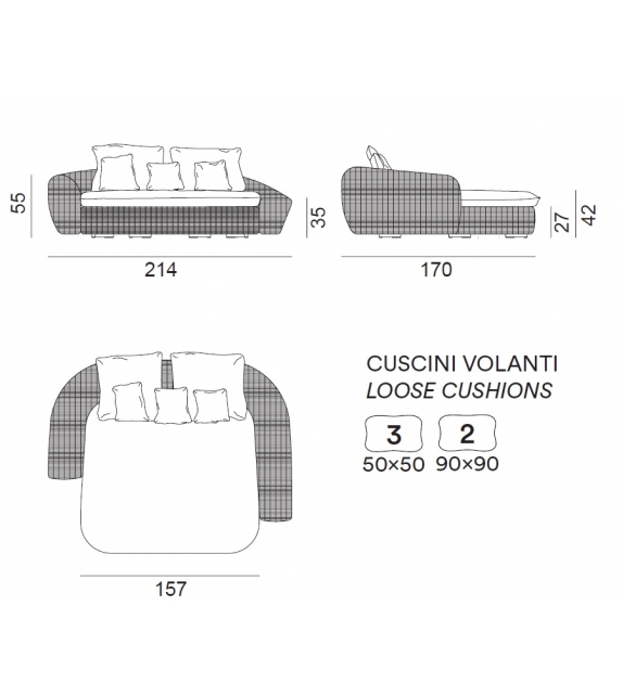 Panda 04 Gervasoni Sofa