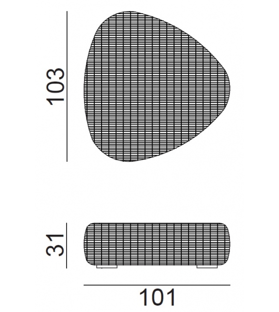Panda Gervasoni Tavolino/Pouf