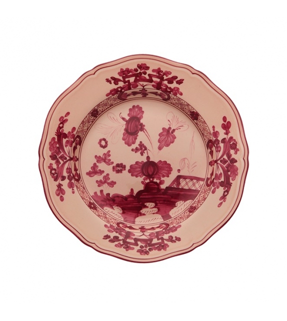 Ready for shipping - Piatto Oriente Italiano Vermiglio Ginori 1735 Plate