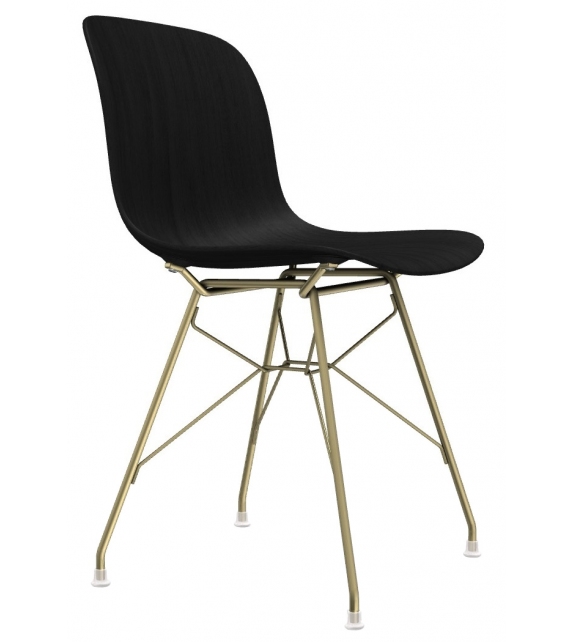 Troy Wireframe Beech Magis Chair with Support