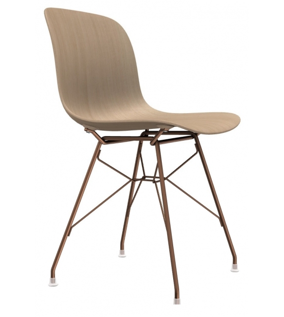 Troy Wireframe Beech Magis Chair with Support